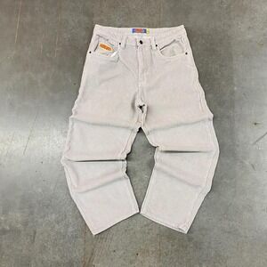 Empyre Corduroy Pants Grey Y2K Men's Straight Leg Sz 30